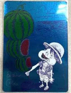 One Piece Natsukomi 2026 Oda Eiichiro Metal Holo Card Auth Authentic - Image 5