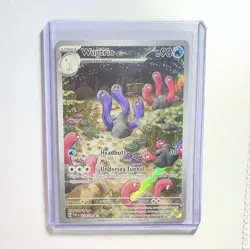 Pokemon Trading Card: Wugtrio 224/091 SV: Paldean Fates Illustration Rare Holo - Image 1