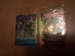 Digimon Card Game Evolution Cup WarGreymon MetalGarurumon English Sealed packs - Image 2
