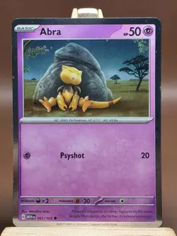 Abra - (Cosmos Holo) Promo Miscellaneous Cards & Products 063/165 LP Pokemon - Image 1