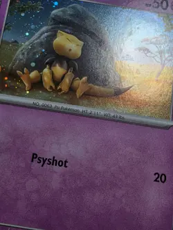 Abra - (Cosmos Holo) Promo Miscellaneous Cards & Products 063/165 LP Pokemon - Image 2