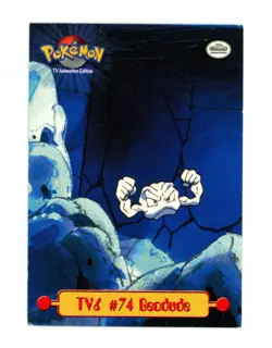 Pokemon Card - Geodude TV6 - TV Animation Edition - Topps Series 1 - Image 1