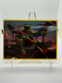 MTG TMNT Art Series #16 Raph & Leo, #28 Casey Jones - Image 3