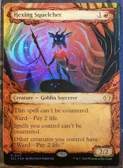 Hexing Squelcher (Showcase Foil) - MTG - Lorwyn Eclipsed - Near Mint - English - Image 1