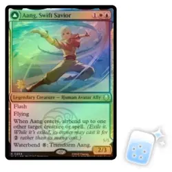 FOIL AANG, SWIFT SAVIOR (AVATAR: THE LAST AIRBENDER PRERELEASE) Avatar: The Last - Image 1