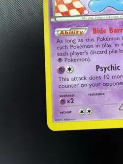 2016 Pokemon Wobbuffet XY Generations Radiant Collection RC11/RC32 - Image 4