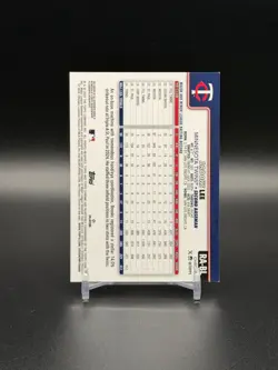 2025 Topps Chrome Brooks Lee True Gold Refractor On Card Auto /50 RC | Twins - Image 2