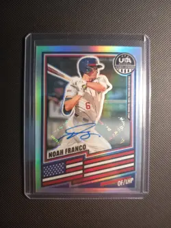 2026 Panini USA Stars & Stripes 10 Card Bundle Auto, Prizmatic, Number And Base - Image 1