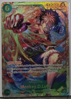 One Piece CCG Monkey.D.Luffy OP13-118 Carrying On His Will Foil - Image 1