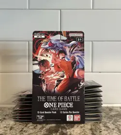 One Piece TCG The Time Of Battle OP16 Sleeved Booster Packs - LOT Of 10 - NEW - Image 1
