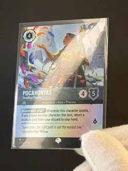 Pocahontas Steadfast Traveler 220/204 Epic Foil Wilds Unknown NM Disney Lorcana - Image 2