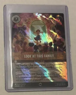 Disney Lorcana EN-4 Ursula's Return LOOK AT THIS FAMILY Song Enchanted 207/204 - Image 1