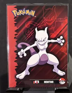Rare Full Art Pokemon Team Rocket Mewtwo #65 Low Pop GameFreak/Cards Tops ⭐ - Image 1