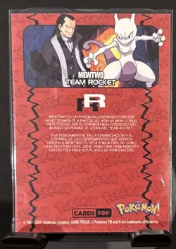 Rare Full Art Pokemon Team Rocket Mewtwo #65 Low Pop GameFreak/Cards Tops ⭐ - Image 2