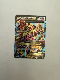 Pokemon Primal Groudon EX Primal Clash Full Art NM - Image 3