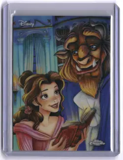 2026 Topps Chrome Disney #AD-6 Beauty and the Beast - 35 Years Art of Disney - Image 1