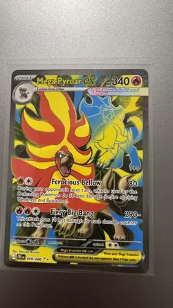 Mega Pyroar ex 099/086 Pokemon TCG: Chaos Rising Near Mint (NM) Full Art - Image 1