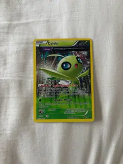 Pokemon TCG Celebi XY93 Black Star Promo Full Art Holo Card - Image 1