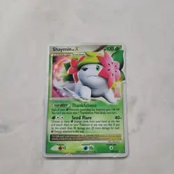 Shaymin LV.X Land Forme 126/127 Platinum Holo LP Rare Pokemon Card TCG - Image 1
