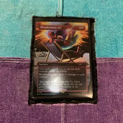 MTG Magic the Gathering Deadpool Secret Lair Drop Blasphemous Act Foil #1756 NM - Image 2