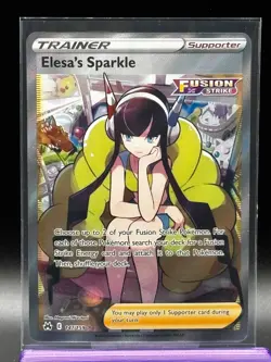 Elesa's Sparkle Pokemon Crown Zenith 147/159 Full Art Ultra Rare NM - Image 1