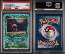 2002 POKEMON LEGENDARY COLLECTION #78 GRIMER-REVERSE FOIL PSA 9 - Image 3