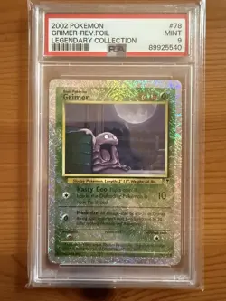2002 POKEMON LEGENDARY COLLECTION #78 GRIMER-REVERSE FOIL PSA 9 - Image 4