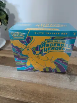 Pokemon TCG Mega Evolution: Ascended Heroes Elite Trainer Box 65 Cards 2024 - Image 1