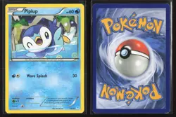 Piplup 16/30 Common XY Trainer Kit: Pikachu Libre & Suicune Pokemon MP - Image 3