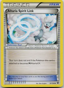 Altaria Spirit Link 91/124 Uncommon Fates Collide Pokemon Near Mint - Image 1