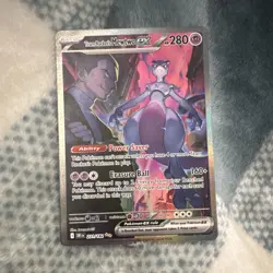 Team Rocket's Mewtwo ex 231/182 SV10 Destined Rivals SIR Holo Eng 280HP - Image 1