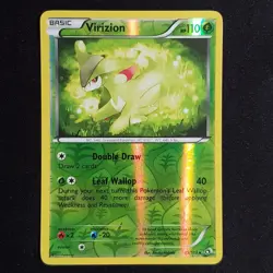 Virizion 15/113 Reverse Holo Rare Legendary Treasures Pokemon Near Mint - Image 1