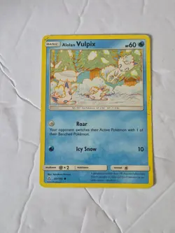 Alolan Vulpix 30/156 Common Ultra Prism Pokemon Moderately Played - Image 1