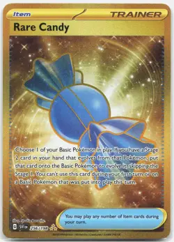 Rare Candy 256/198 Hyper Rare Scarlet & Violet Pokemon Holo Near Mint - Image 1