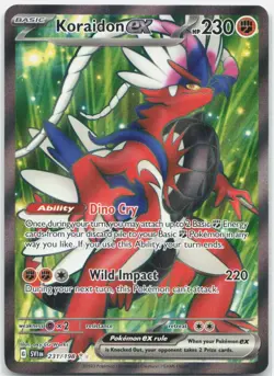 Koraidon ex 231/198 Ultra Rare Scarlet & Violet Pokemon Near Mint - Image 1