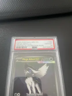 Pokemon TCG Mega Absol ex #180/132 SIR Holo PSA 10 English 2025 MEG EN - Image 2