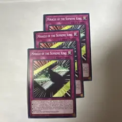 Yugioh 3x Miracle of the Supreme King AGOV-EN068 Common 1st Ed Near Mint! - Image 1