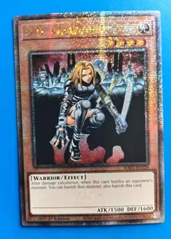 Near Mint Yugioh D.D. Warrior Lady RA03-EN129 Quarter Century Secret Rare - Image 1