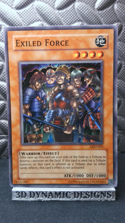 | Yugioh Exiled Force LOD-023 Super Rare Legacy Of Darkness LP/PL 🔥 | - Image 1