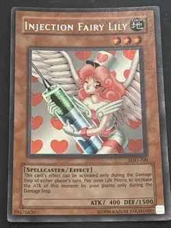Injection Fairy Lily LOD-100 Legacy of Darkness Unlimited Secret Rare LP - Image 1