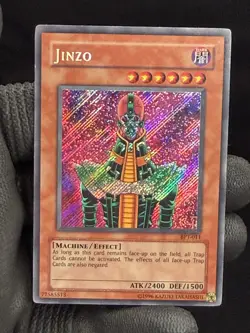 Jinzo BPT-011 Secret Rare 2003 Collectors Tin Secret Rare Yugioh TCG - Image 1