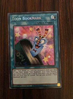 Yugioh - Toon Bookmark - BLCR-EN067 - Secret Rare - 1st Edition - Near Mint - Image 1