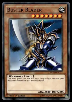 BUSTER BLADER RP02-EN013 SUPER RARE RETRO PACK 2 YU-GI-OH - Image 1