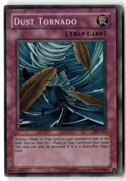 Dust Tornado PSV-011 Super Rare Yu-Gi-Oh Unlimited Moderately Played - Image 1