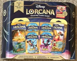 Disney Lorcana Into the Inklands Gift Set - 2 Starter Decks, 6 Boosters, Promo - Image 1