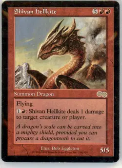 Shivan Hellkite - Urza's Saga - 214 - Normal HP - Image 1