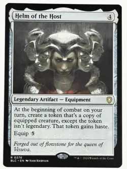 Helm of the Host Commander: Bloomburrow 276 NM Magic MTG - Image 1