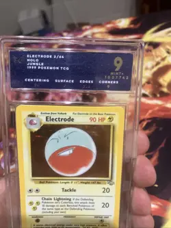 Pokemon TCG Electrode Jungle 2/64 Holo Unlimited Holo Rare Ark 9 Mint - Image 2