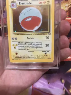 Pokemon TCG Electrode Jungle 2/64 Holo Unlimited Holo Rare Ark 9 Mint - Image 3