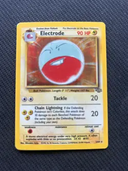 Pokemon TCG Electrode Jungle 2/64 Holo Unlimited Holo Rare - Image 1